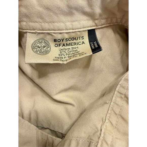 Boy Scouts of America Official Uniform Shirt Men's Small Polyester Blend Patches - Picture 13 of 15